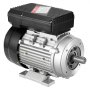 VEVOR 0,75 kW elektromotor 2850 tpm, AC 220-240 V, 5,15 A, 80 B34 frame, luchtcompressormotor, eenfase, 19 mm spline-as, voorwaartse/achterwaartse rotatie voor landbouwmachines en algemene apparatuur