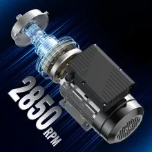 VEVOR 0,75kW AC-motor 2850rpm AC220-240V 5,15A 1-fase B34-frame