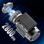 VEVOR 1,1 kW elektromotor 2800 tpm, AC 220-240 V 7,1 A, 90 S, B3-frame, luchtcompressormotor, eenfase, 24 mm spiebaanas, voorwaartse/achterwaartse rotatie voor landbouwmachines en algemene apparatuur