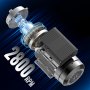 VEVOR 1,1 kW elektromotor 2800 tpm, AC 220-240 V 7,1 A, 90 S, B34-frame, luchtcompressormotor, eenfase, 24 mm spiebaanas, voorwaartse/achterwaartse rotatie voor landbouwmachines en algemene apparatuur
