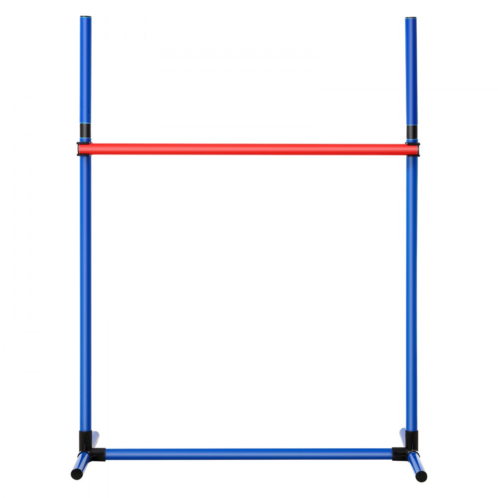 VEVOR Agility Trainingsuitrusting voor Honden, Set van 4 - Verstelbare Hoge Horden en Springring, Startset met Puppy Obstakelparcours en Opbergtas voor de Stok voor in de Tuin, Binnen en Buiten