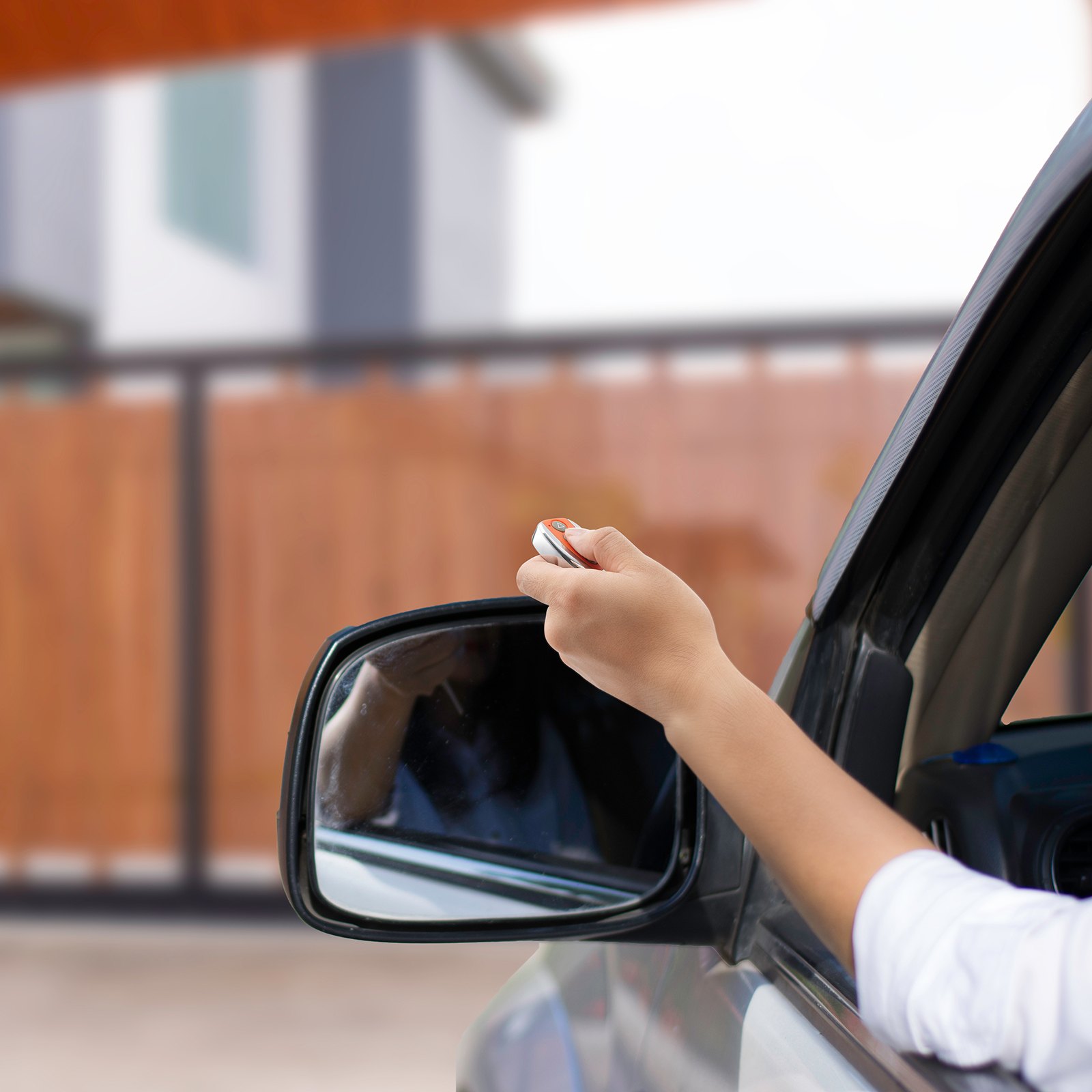 VEVOR Schuifpoort Afstandsbediening, 40m Bereik, 4 Knoppen, Automatische Afstandsbediening, voor Garagedeuropener, Elektrisch Opritpoort Opener Systeem (Batterij Niet Meegeleverd)