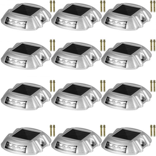 Vevor Solar Led Buitenlamp Buitenverlichting Solar Zonne-oprit Lichten 12-pack