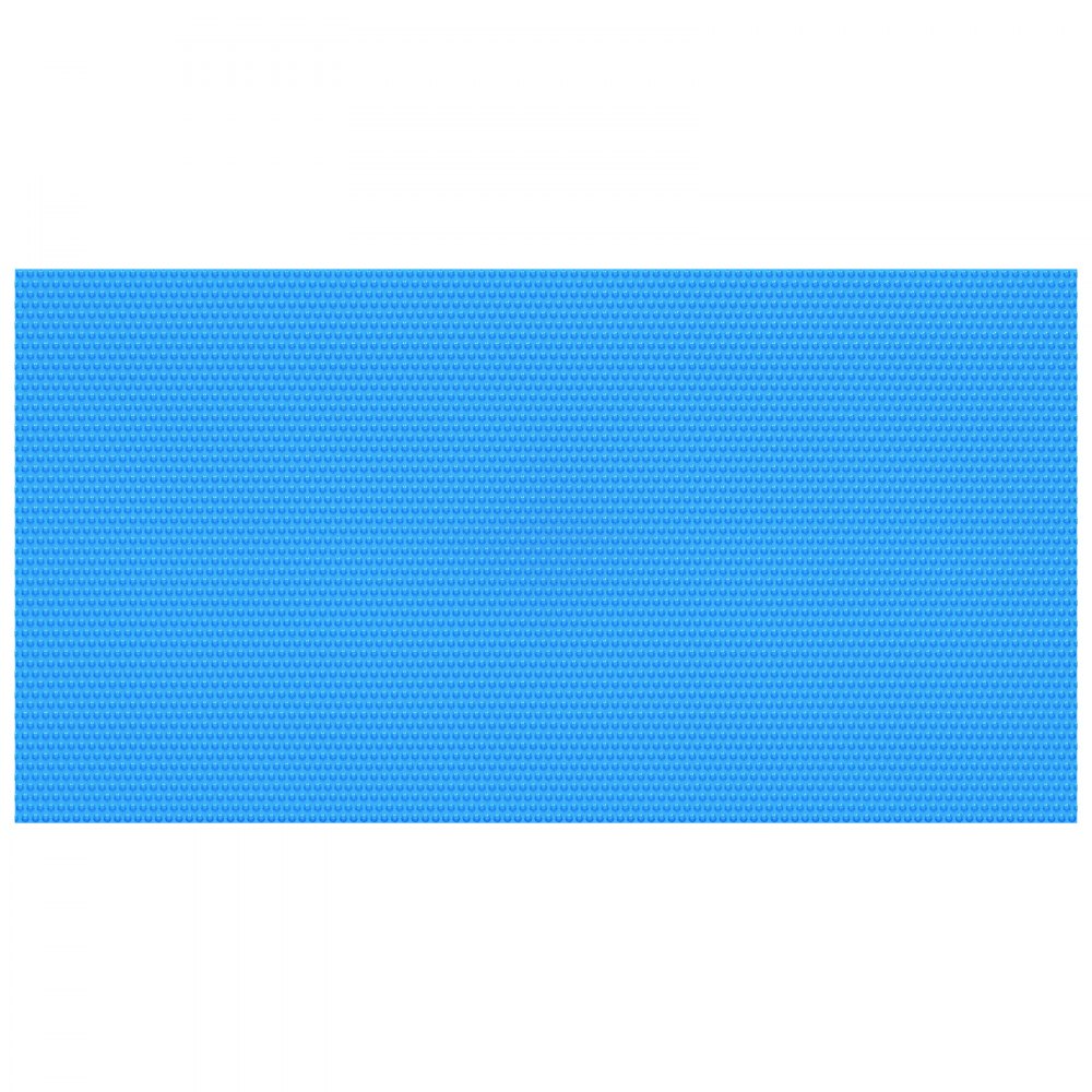 VEVOR Solar Pool Cover, 32 x 16 ft Rectangle Solar Blanket for Pools, Inground Above Ground Swimming Pool Solar Cover, 16 mil Solar Covers Blue