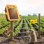 VEVOR elektrische omheiningsapparaat, 0,3 J, 8 kV elektrische omheiningsapparaat, op zonne-energie werkende omheiningslader, bereik van 3 km, weerbestendige elektrische omheiningsapparaatset, gebruiksduur van 7 dagen, voor vee, pluimvee en tuinbescherming
