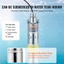 VEVOR Zonne-waterpomp, 48 V DC, 369 W, diepe putpomp, max. debiet 8,4 GPM, max. opvoerhoogte 83,29 m, zonne-energie waterpomp voor putten, landbouwirrigatie en veeteelt