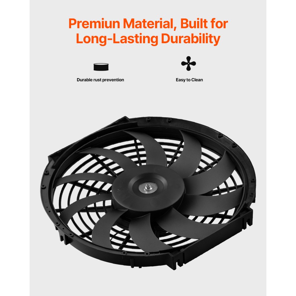 VEVOR Solarventilator, ventilatie, ventilator, Φ340x70 mm, zolderafzuigventilator met regelbare thermostaat, extern rooster, luchtstroomcapaciteit van 1300 CFM, voor zadeldak, dak, garage, werkplaats