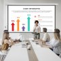 VEVOR Motorized Projector Screen, 100 inch 16:9 4K 1080 HD Electric Projector Screen, Automatic Projection Screen with Remote Control, Wall Mount Movie Screen for Family Home Office Theater