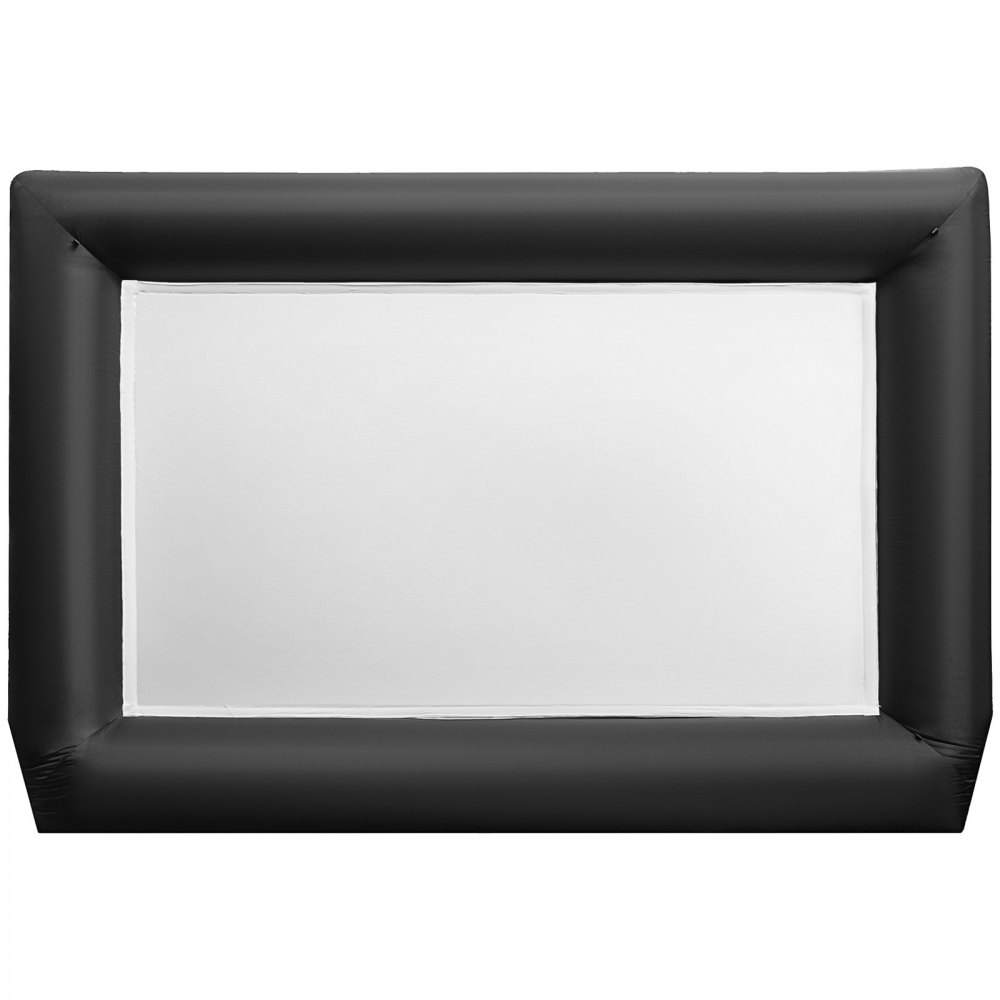 VEVOR Opblaasbaar Buitenscherm 487 x 218 x 289 cm, Opblaasbaar Scherm 3,9 kg, Wasbaar Projectiescherm van Oxford Stof, Zelfopblazend Scherm 2 Minuten, voor Grote Evenementen