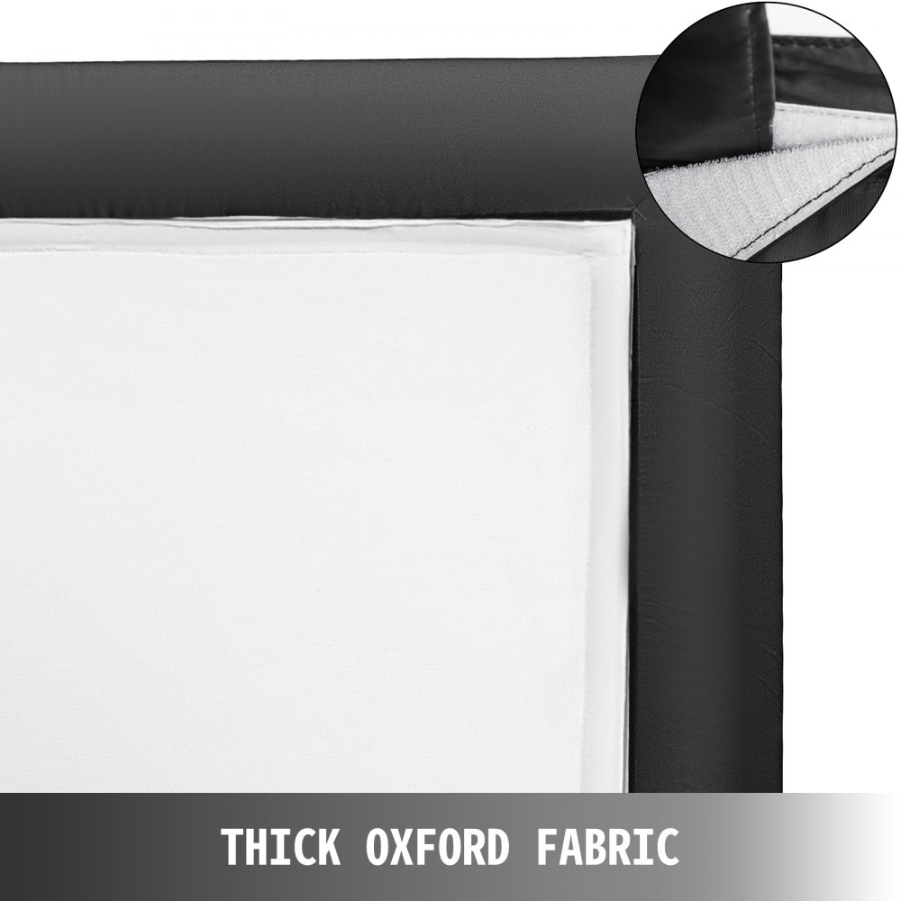 VEVOR Opblaasbaar Buitenscherm 412 x 208 cm, Opblaasbaar Scherm 2 Minuten Opblaastijd, Zelfopblazend Scherm Gemaakt van Oxford Stof, Wasbaar, Projectiescherm voor Buitenactiviteiten