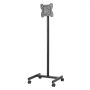 VEVOR oprolbare tv-standaard voor platte en gebogen tv's van 431,8-1397 mm, draagbare tv-vloerstandaard tot 20 kg (max. VESA 200 x 200 mm) voor woonkamer, slaapkamer, kantoor, buiten