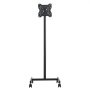 VEVOR oprolbare tv-standaard voor platte en gebogen tv's van 431,8-1397 mm, draagbare tv-vloerstandaard tot 20 kg (max. VESA 200 x 200 mm) voor woonkamer, slaapkamer, kantoor, buiten