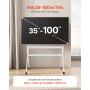 VEVOR Rollende TV-standaard Mobiele TV-standaard voor schermen van 889-2540 mm