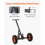 VEVOR Trailer Dolly, 1200lbs Tongue Weight Capacity, Carbon Steel Trailer Mover with 2 inch Ball, 15.2 inch Pneumatic Tires, Portable Tow Dolly for Moving RV Trailer