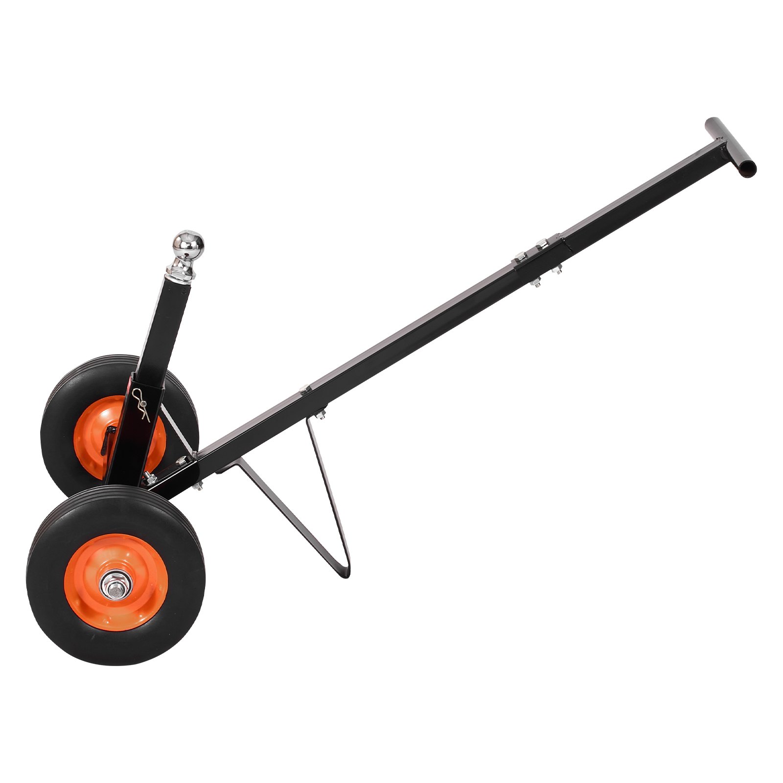 VEVOR Trailer Manoeuvreerhulp, Trailer Trolley, 272 kg neusbelasting, 42 & 56 cm verstelbare hoogte, 47,3 mm trekhaak, 254 mm massieve rubberen banden, voor het verplaatsen van campers en boottrailers