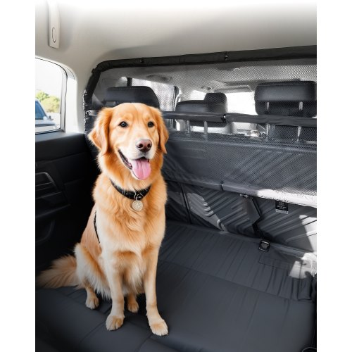 VEVOR Auto Hondenrek Auto Barrière Huisdier Barrière 116cm Brede Vrachtwagen Scheidingswand