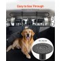 VEVOR Dog Car Barrier, Adjustable Universal-Fit Vehicle Pet Barrier for Cars, Trucks and SUVs, Easy to Install Dog Car Gate - Strong Metal Tubing Gate Divider, Keeps Pets off Passenger Seats, Black
