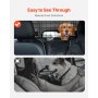VEVOR Dog Car Barrier, 35.4"-60.6" Adjustable Car Divider for Front Seat Installation, Universal-Fit Heavy-Duty Wire Mesh Dogs Separator Guard Net, Vehicle Pet Barrier for Sedans, Trucks and SUVs