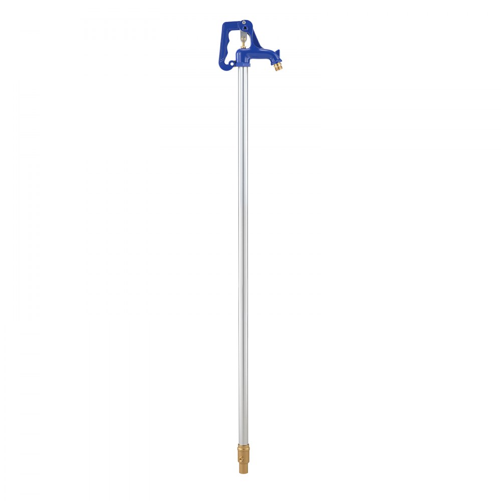 VEVOR vorstbestendige tuinkraan, 1595 mm, buitenkraan met 91,4 cm ingraafdiepte, G 3/4 inch buisaansluiting en slangkoppeling, loodvrije brandkraan voor irrigatie van tuin en boerderij