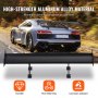VEVOR GT Wing Car Spoiler, 43.3 inch Universal Spoiler with Single Deck, Adjustable Lightweight Aluminum, Car Rear Spoiler Wing, Racing Spoiler BGW/JDM Drift Black