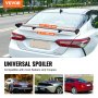 VEVOR GT Wing autospoiler, 43,3 inch universele enkeldekspoiler, verstelbare lichtgewicht aluminium auto achterspoilervleugel, racespoiler BGW/JDM Drift Zwart