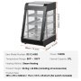VEVOR 3-Tier Commercial Food Warmer Display, 1000W Food Display Warmer with Light, Adjustable Shelf and Temperature Display, 30℃~85℃ Steam Heating, 57L for Hamburger, Pizza, Bread, Fried Chicken