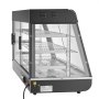 VEVOR 3-Tier Commercial Food Warmer Display, 1500W Food Display Warmer with Light, Adjustable Shelf and Temperature Display, 30℃~85℃ Steam Heating, 130L for Hamburger, Pizza, Bread, Fried Chicken
