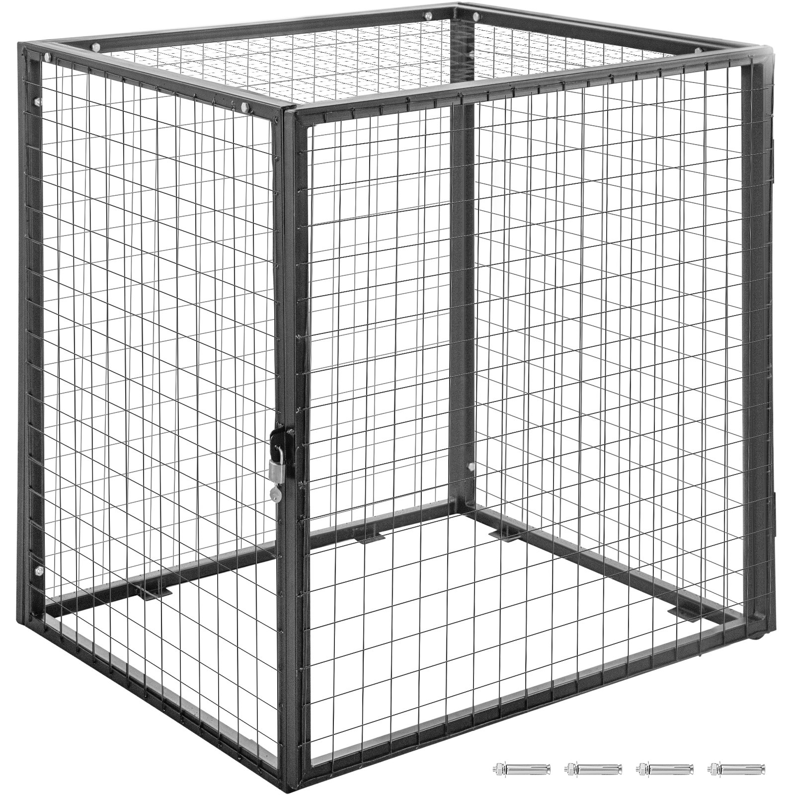 Vevor Beschermingskooi Voor Gasfles, Gasflessenopslag, Voor 4*19 Kg Gasflessen