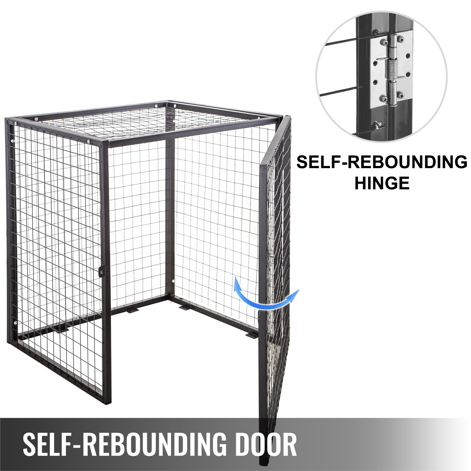 Vevor Beschermingskooi Voor Gasfles, Gasflessenopslag, Voor 4*19 Kg Gasflessen