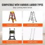 VEVOR 249,5kg Ladder Leveler Verstelbare Ladderpootstabilisator φ97x493mm