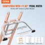 VEVOR Ladderstabilisator 150 kg, Stalen ladderdakhaak, Ladderstabilisator met spanwijdte/muurverlenging accessoire, Muurladder afstandhouder, Stabiele ladder afstandhouders voor goten