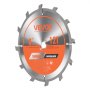 VEVOR Zaagbladenset Dado-zaagbladenset (203 mm φ, 12 scherpe tanden) van legering, groeffrees met spaanfrees en ringen, geluiddempende warmteafzuigers, voor het zagen van hardhout