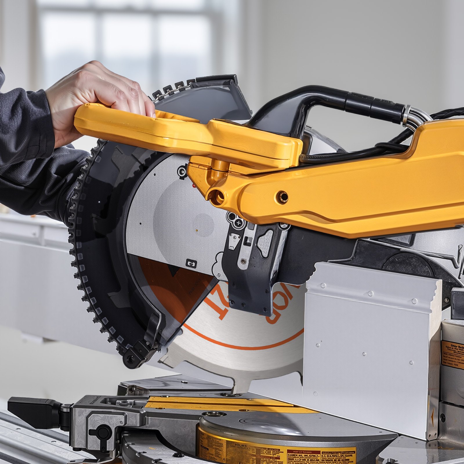 VEVOR Zaagbladenset Dado-zaagbladenset (203 mm φ, 12 scherpe tanden) van legering, groeffrees met spaanfrees en ringen, geluiddempende warmteafzuigers, voor het zagen van hardhout