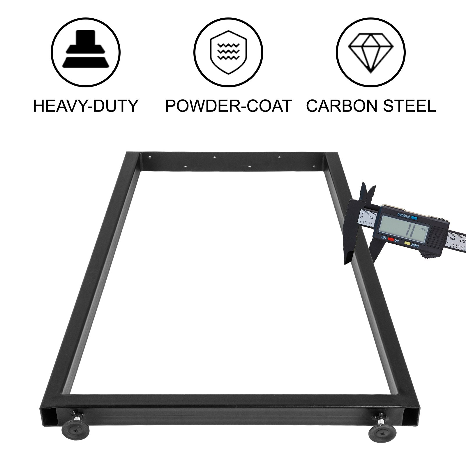 Vevor Haarspeld Tafelpoten, Meubilair Metalen Tafelpoten Trapezium 71cm 2 Stuks