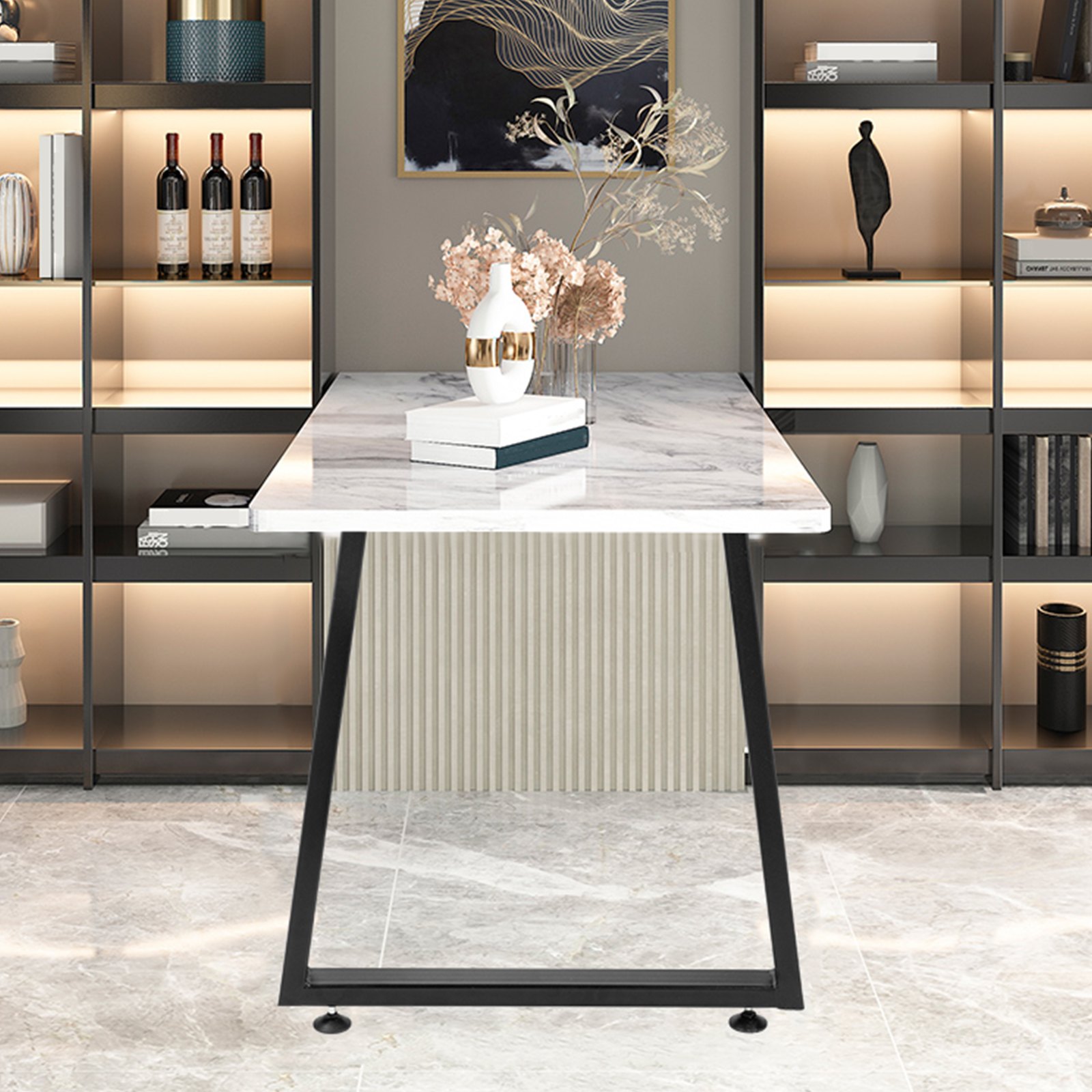 Vevor Haarspeld Tafelpoten, Meubilair Metalen Tafelpoten Trapezium 71cm 2 Stuks