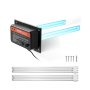 VEVOR HVAC luchtreiniger voor het hele huis, 72W 258mm UV-C-licht in kanaal voor airconditionerkanalen, luchtwasser met 2 reservelampen, HVAC UV-lampen, luchtreiniger voor airconditioners