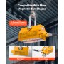 VEVOR Permanent Magnetic Lifter, 1000 kg Pulling Capacity, Heavy Duty N42 Neodymium Lifting Magnet with Release Handle and Steel Hook, Used in Shop Crane and Hoist, for Lifting Plate Steel, Board
