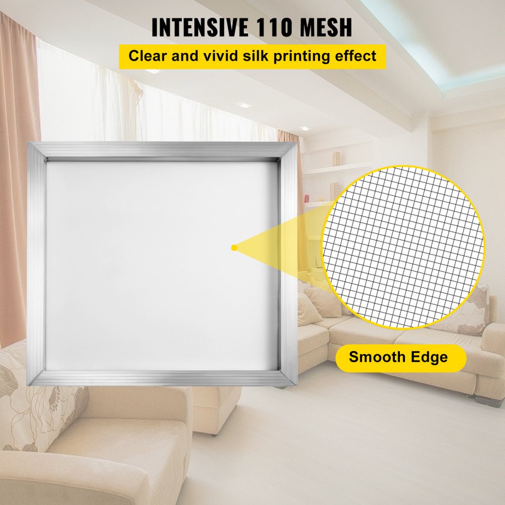 4 stuks 20 "x 20" 110 mesh Aluminium Zeefdruk Frames Wit