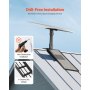 VEVOR Starlink Gen 3-bevestiging, 900x200x380 mm, 45°-135° verstelbare dakmontage, met montage-accessoireset, robuuste stalen adapter, 250 mm verbindingsbuis, compatibel met Gen 3 en V3, zwart