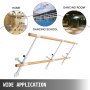 4M Barre Ballet Bar Wandmontage Stretch Ladder Dubbele Bar Witte Danstraining