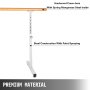 4M Ballet Barre Vrijstaande Stretch Ladder Enkele Bar Witte Dans Training