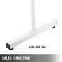 4M Ballet Barre Vrijstaande Stretch Ladder Enkele Bar Witte Dans Training