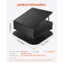 VEVOR Roof Attic Exhaust Fan, 35W Smart Solar Roof Ventilation Fan Auto Temperature Control, 2400 CFM Airflow Built-in Brushless DC Motor for Cooling and Dehumidification, No Remote