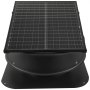 VEVOR Zonne-aangedreven ventilator, 50W zonne-dakventilator met thermostaat, afstandsbediening, luchtstroom van 84950 l/min, ingebouwde rookmelder met automatische uitschakeling voor koeling en ontvochtiging
