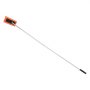 VEVOR Snow Roof Rake, 17.7 in Foam Blade, 7.3-18.4 ft Adjustable Roof Snow Scraper, Extension Tubes & Non-Slip Handle, Lightweight Snows Removal Tool for House Leaves Debris Clearing