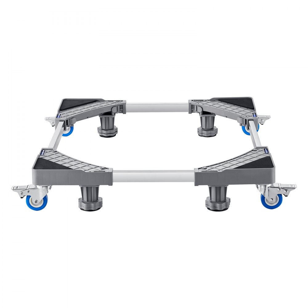 VEVOR Verhuiswagen, 4 wielen, draagbare verhuiswielen, robuuste, in elkaar grijpende, kleine, platte verhuiswagens voor zware meubels, 2-pack, 40 x 28 cm, draagvermogen 227 kg, zwart