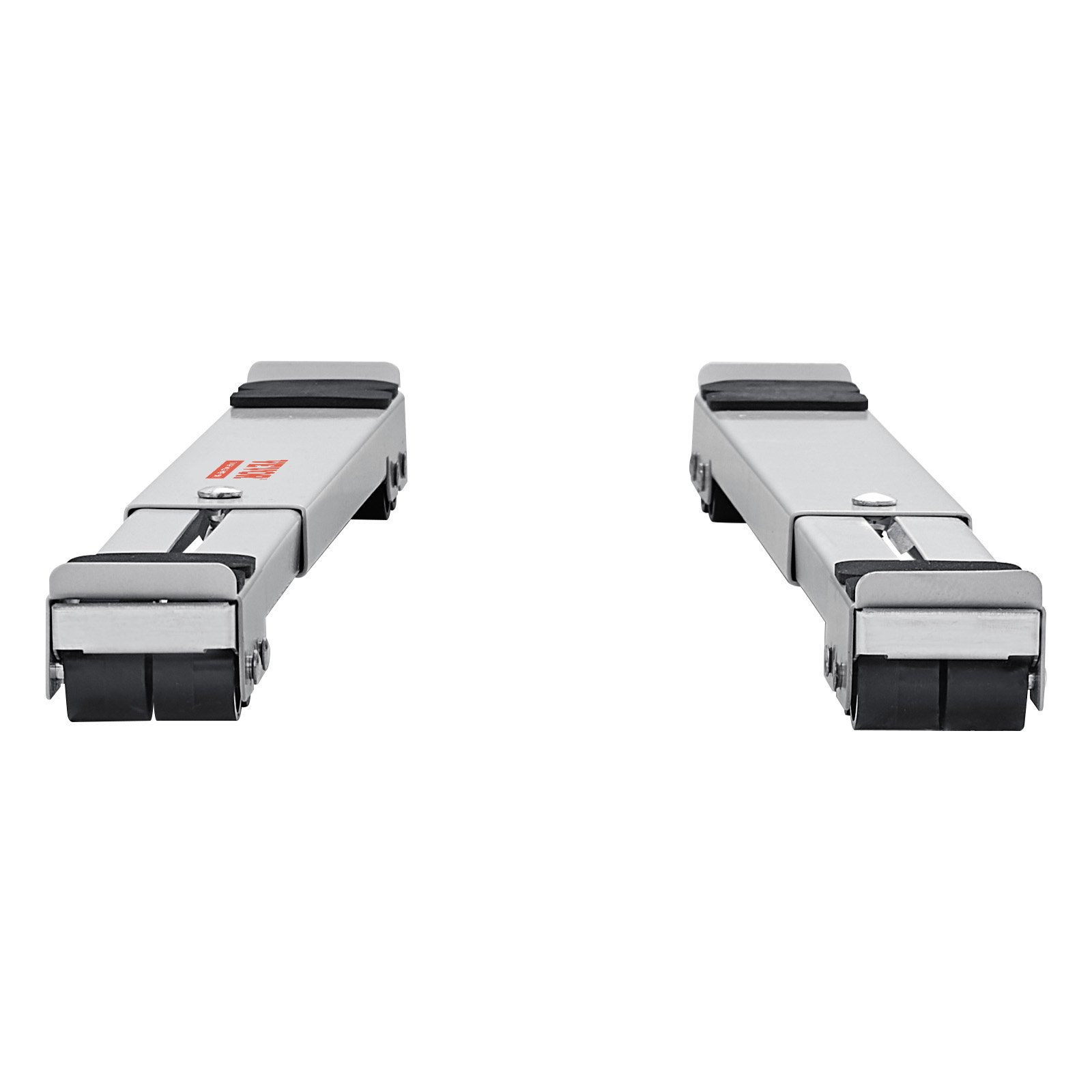 VEVOR Verhuiswagen, 4 wielen, draagbare verhuiswielen, robuuste, in elkaar grijpende, kleine, platte verhuiswagens voor zware meubels, 2-pack, 40 x 28 cm, draagvermogen 227 kg, zwart