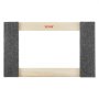 VEVOR Verhuiswagen, 4 wielen, draagbare verhuiswielen, robuuste, in elkaar grijpende, kleine, platte verhuiswagens voor zware meubels, 2-pack, 40 x 28 cm, draagvermogen 227 kg, zwart