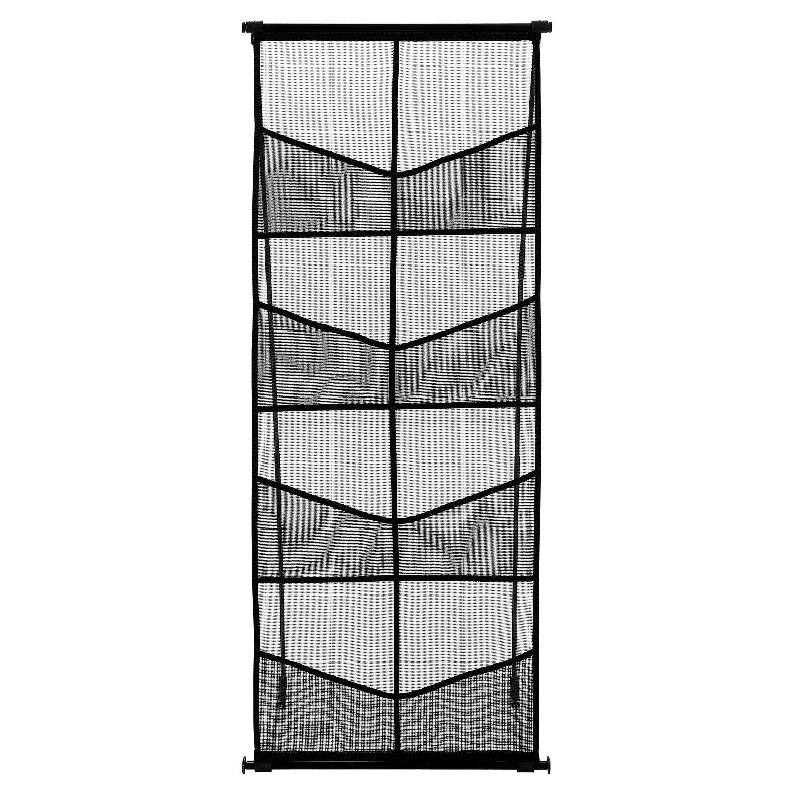 VEVOR Brochure Display Stand, 4-Tier 8 Pockets Mesh Literature Display Holder, Floor Standing Magazine Newspaper Catalog Rack, Lightweight & Portable with Carrying Bag for Shop Exhibitions Office