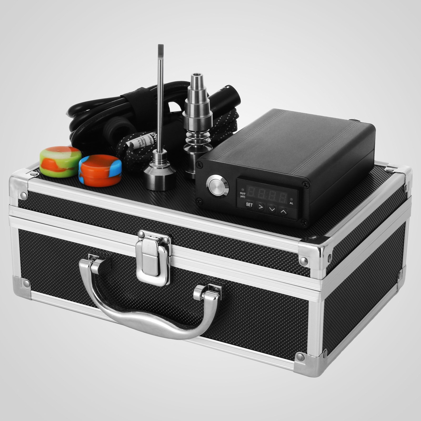 Enail Box E nail Temperature Control Electronic Enail Titanium Barrel Coil Kit